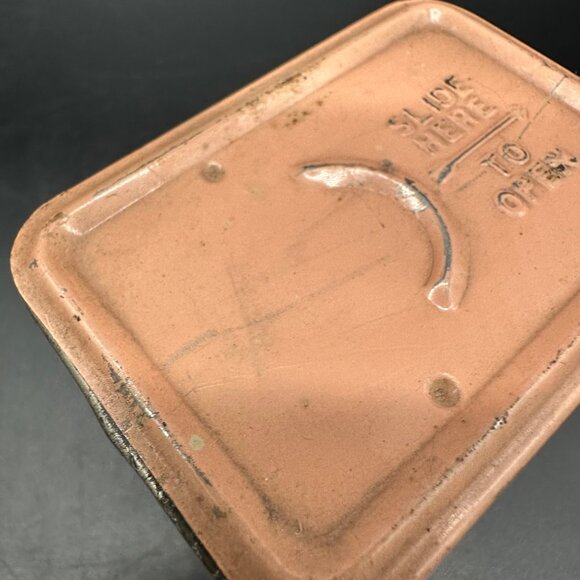 Vintage Tin Bathroom Vanity Decor 1950s Mid Century Metal Unique Kitschy Medical - Picture 10 of 11